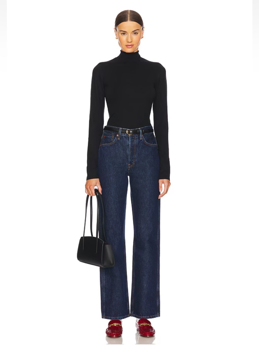 Re/Done 90's High Rise Loose Jeans in Heritage Rinse Size 30